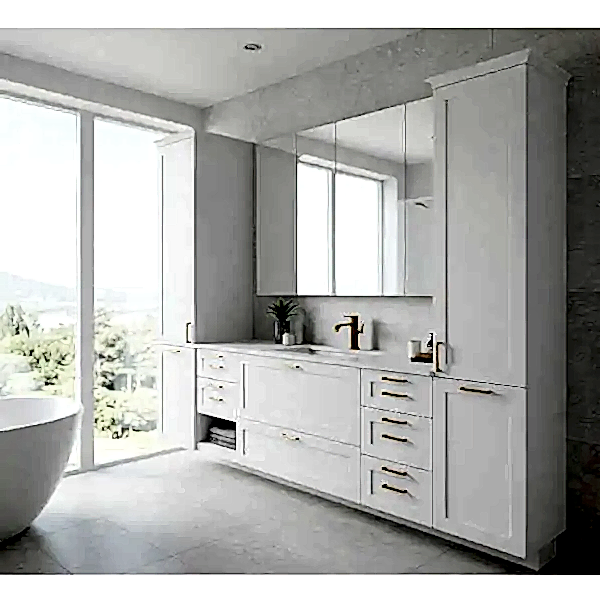 Beyaz Banyo Dekorasyonu