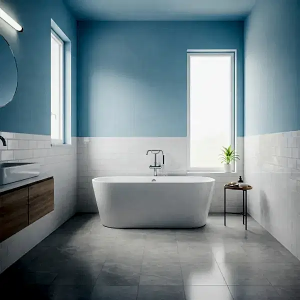 Mavi Banyo Dekorasyonu